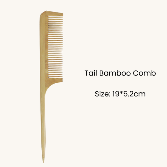 Natural wood comb