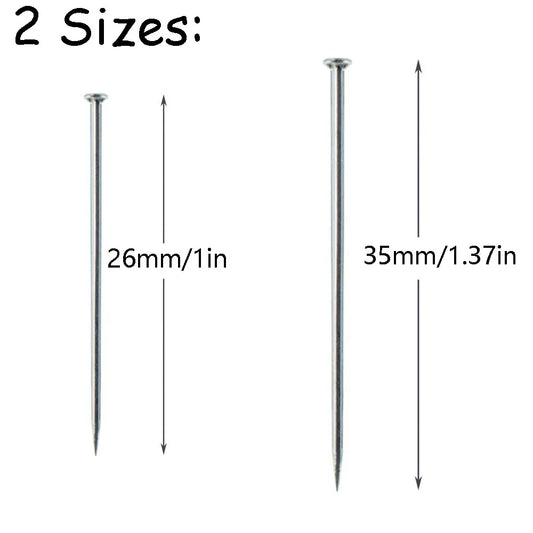 1000PCS 26/35mm Stainless Steel Pagg Pins