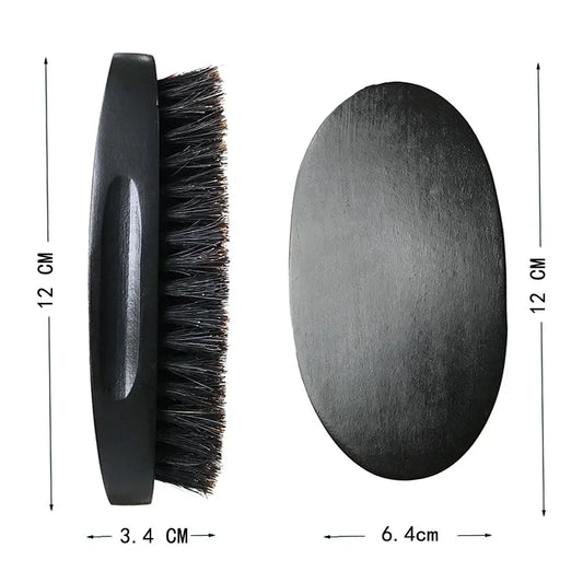 Beard Brush|Boar Bristle | Curved Design