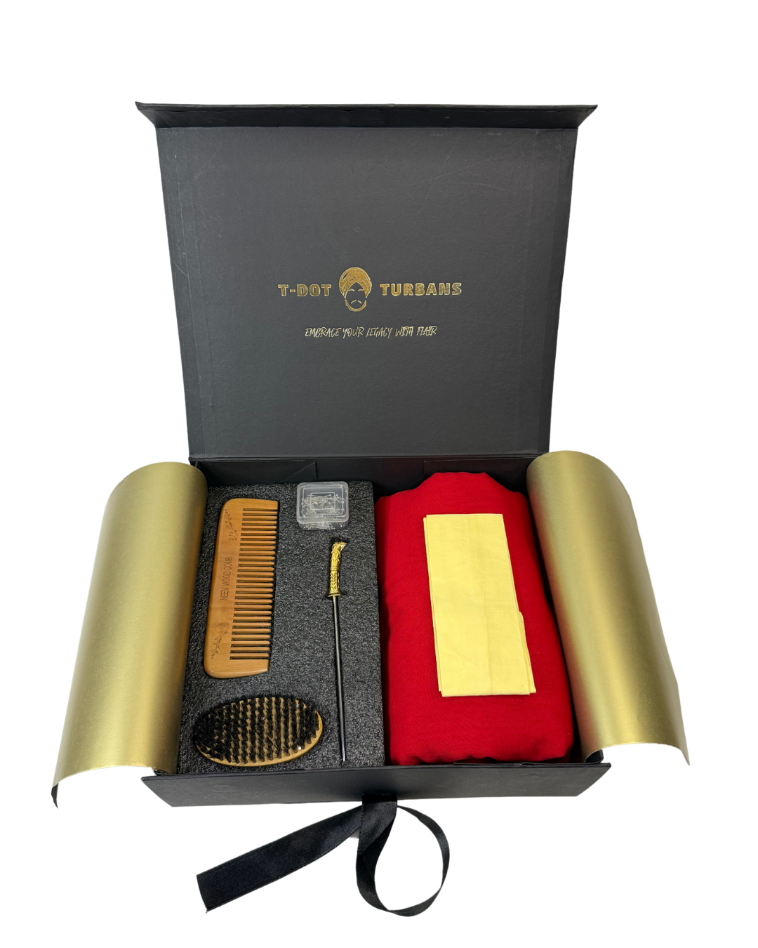T-Dot Turbans Premium Gift Box (Rubia Voile Turban)