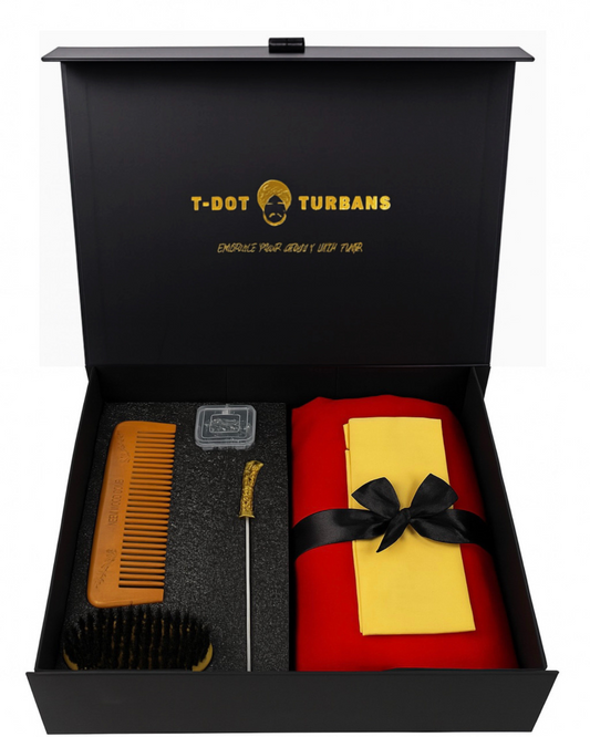 T-Dot Turbans Premium Gift Box (Full Voile Turban)