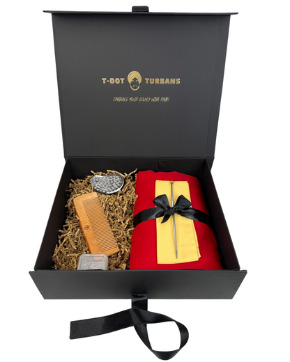 T-Dot Turbans Classic Gift Box (Rubia Voile Turban)