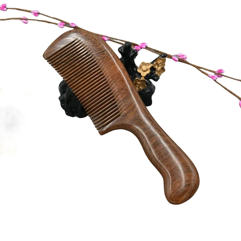 Natural Sandalwood Hair Combs