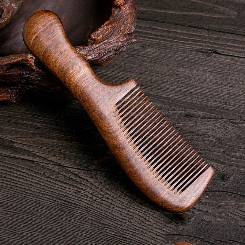 Natural Sandalwood Hair Combs