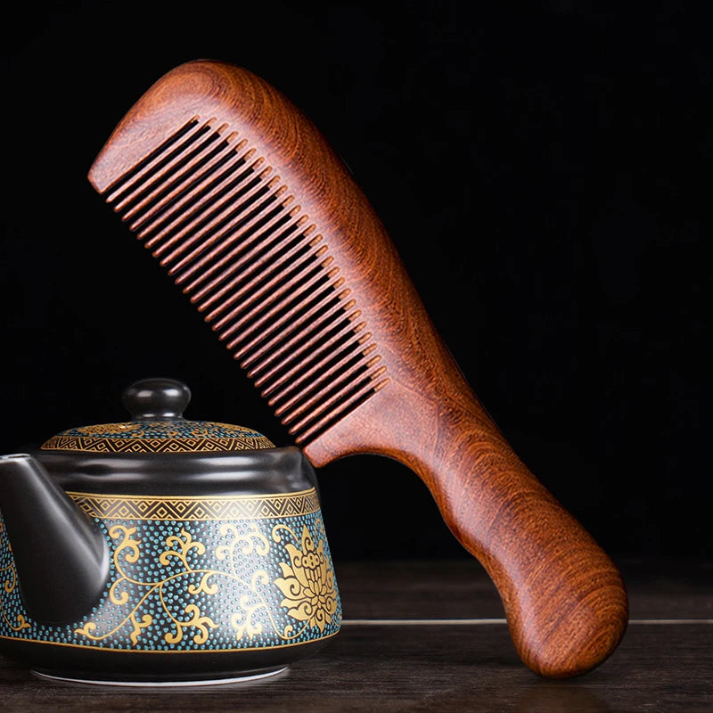 Natural Sandalwood Hair Combs