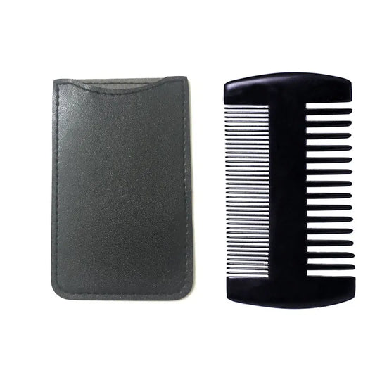 Sandalwood Comb With Leather Case