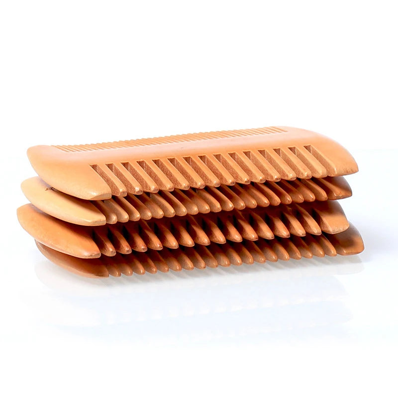 Sandalwood Comb With Leather Case